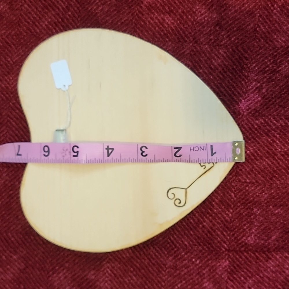 Pyrography heart - Picture 2 of 5